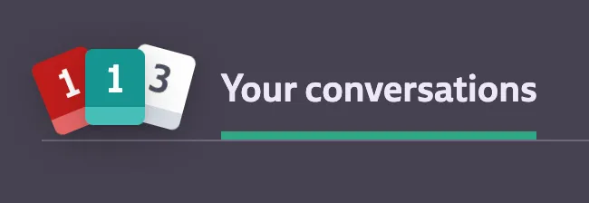 Click on this tab to see all your Codecks conversations